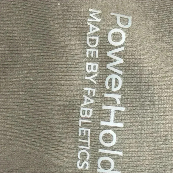 Fabletics power hold high waist ankle length leggings green strap accent size XS - Picture 11 of 11